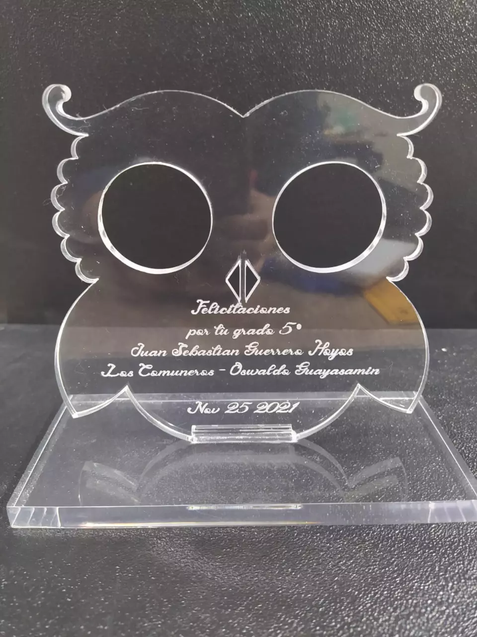 Trofeos y placas conmemorativas